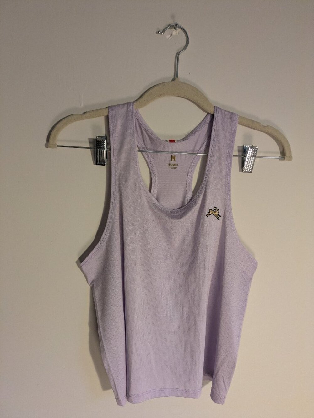 Tracksmith Twilight Crop Tank - Lilac